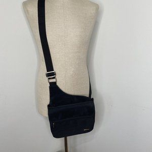 Travelon Black Cross body Messenger Bag Purse Handbag Crossbody Travel
